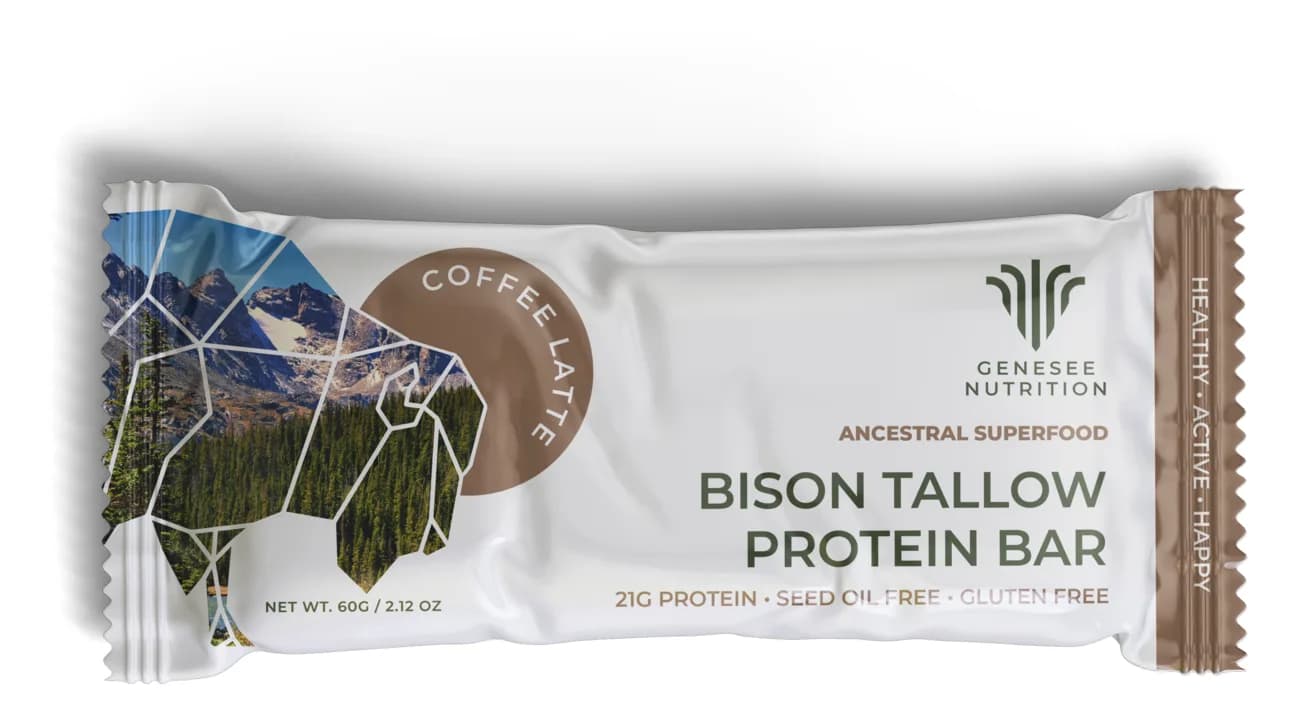 Coffee Latte Bison Tallow Protein Bar