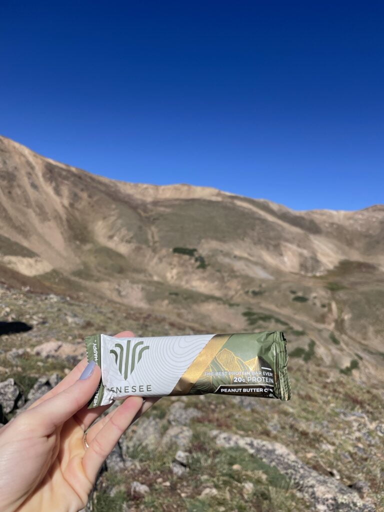 protein bar on hike, health tips for hiking